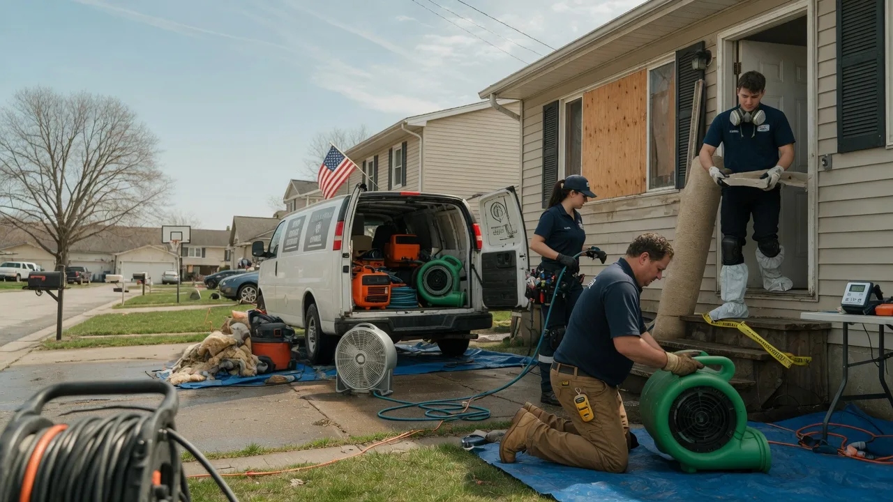 Water Damage Restoration in Hartford, KS near me